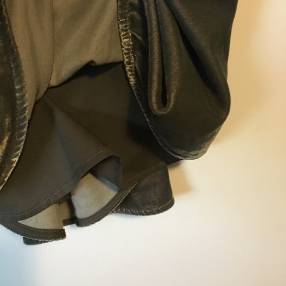 Velvety Banana Republic Dark Olive String Strap V-Neck Cami - Picture 8 of 16